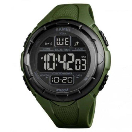 Годинник наручний 1656GN SKMEI, ARMY GREEN Годинник наручний 1656GN SKMEI, ARMY GREEN