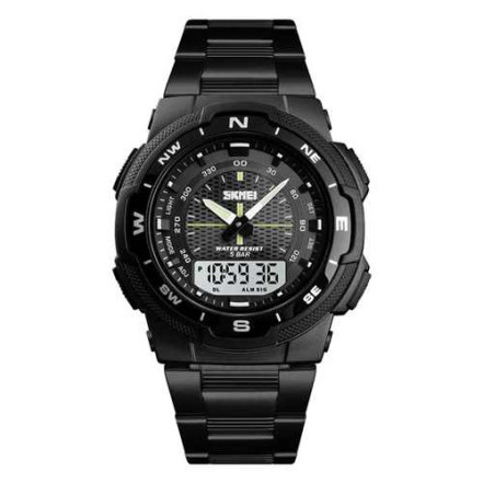 Наручний годинник SKMEI 1370BKWT BLACK-WHITE Наручний годинник SKMEI 1370BKWT BLACK-WHITE