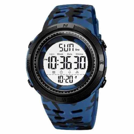 Годинник наручний SKMEI 2070CMBUWT BLUE CAMO-WHITE Годинник наручний SKMEI 2070CMBUWT BLUE CAMO-WHITE
