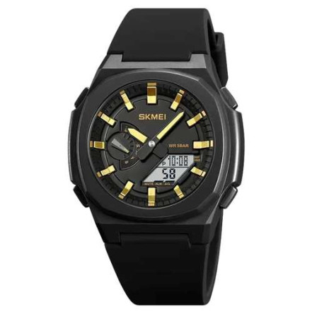 Наручний годинник SKMEI 2091BKGDWT (Black-Gold-White) Наручний годинник SKMEI 2091BKGDWT (Black-Gold-White)