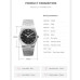 Годинник наручний SKMEI 9288SIBK SILVER-BLACK Годинник наручний SKMEI 9288SIBK SILVER-BLACK