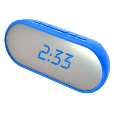 Годинник мережевий VST-712Y-5, синій, USB