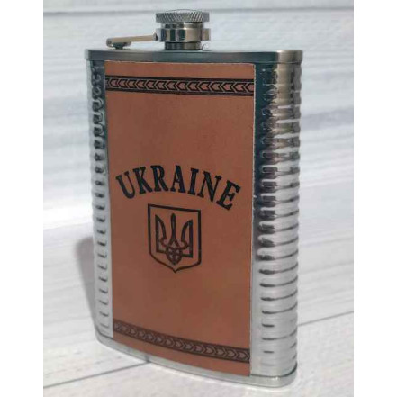 Фляга з нержавіючої сталі (256мл/9oz.) UKRAINE WKL-019 Фляга з нержавіючої сталі (256мл/9oz.) UKRAINE WKL-019