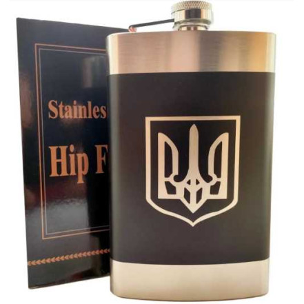 Фляга из нержавеющей стали (283мл/10oz.) UKRAINE WKL-020 Фляга из нержавеющей стали (283мл/10oz.) UKRAINE WKL-020