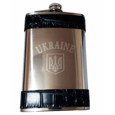 Фляга з нержавіючої сталі (283мл/10oz.) UKRAINE WKL-022 Фляга з нержавіючої сталі (283мл/10oz.) UKRAINE WKL-022