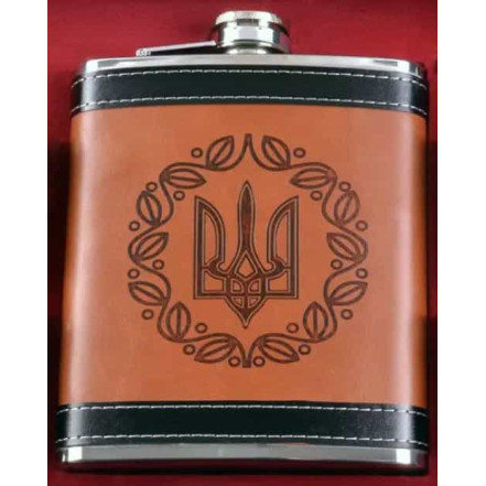 Фляга з нержавіючої сталі (283мл/10oz.) UKRAINE WKL-031 Фляга з нержавіючої сталі (283мл/10oz.) UKRAINE WKL-031
