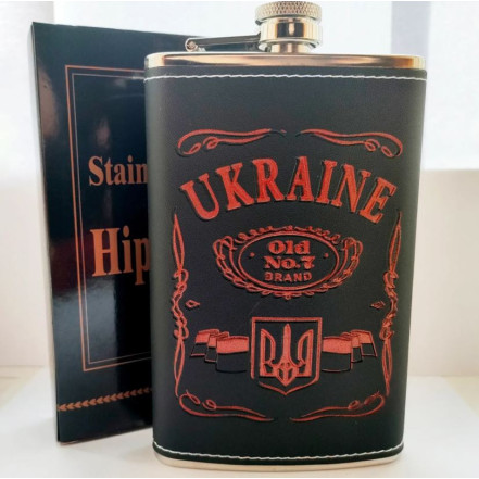 Фляга из нержавеющей стали (283мл/10oz.) UKRAINE WKL-032 Фляга из нержавеющей стали (283мл/10oz.) UKRAINE WKL-032