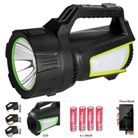 Ліхтар переносний T100A-10W+2COB white+red+blue
