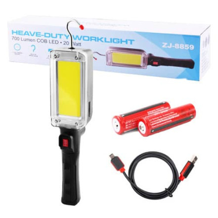 Ліхтар кемпінг ZJ-8859-COB-3, ЗУ micro USB