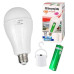 Світлодіодна LED лампочка з акумулятором AP-2915, 15W, E27, 1x18650, ковпачок-кемпінг (Yajia) Світлодіодна LED лампочка з акумулятором AP-2915, 15W, E27, 1x18650, ковпачок-кемпінг (Yajia)