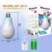 Світлодіодна LED лампочка з акумулятором AP-2917, 20W, E27, 2x18650, ковпачок-кемпінг (Yajia) Світлодіодна LED лампочка з акумулятором AP-2917, 20W, E27, 2x18650, ковпачок-кемпінг (Yajia)