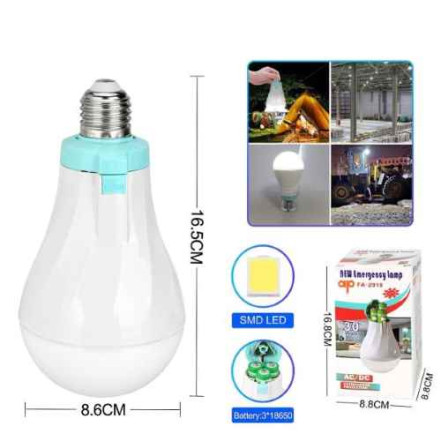 Світлодіодна LED лампочка з акумулятором AP-2918, 30W, E27 Світлодіодна LED лампочка з акумулятором AP-2918, 30W, E27