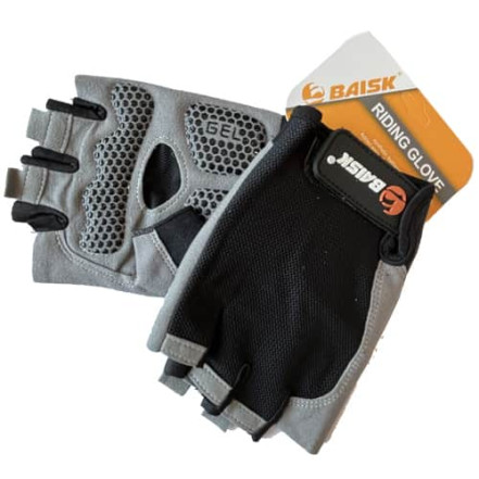 Велоперчатки BAISK BSK-606, gray, L size Велоперчатки BAISK BSK-606, gray, L size