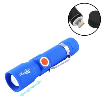 Ліхтар 416-XPE, ЗУ USB, вбудований акумулятор, zoom Ліхтар 416-XPE, ЗУ USB, вбудований акумулятор, zoom