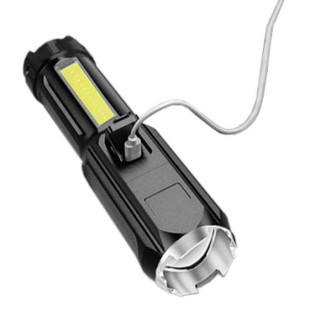 Ліхтар 81022-XPE+COB, Li-Ion акумулятор, zoom, ЗУ Type-C Ліхтар 81022-XPE+COB, Li-Ion акумулятор, zoom, ЗУ Type-C