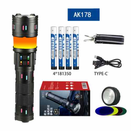 Ліхтар AK178-WHITE LASER LED PM60-TG+COB Ліхтар AK178-WHITE LASER LED PM60-TG+COB
