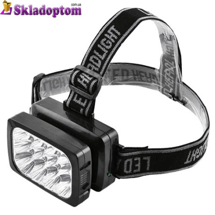 Ліхтар налобний LUXURY 1837 12LED Ліхтар налобний LUXURY 1837 12LED
