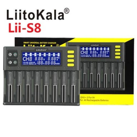 Зарядний пристрій LiitoKala Lii-S8 Зарядний пристрій LiitoKala Lii-S8