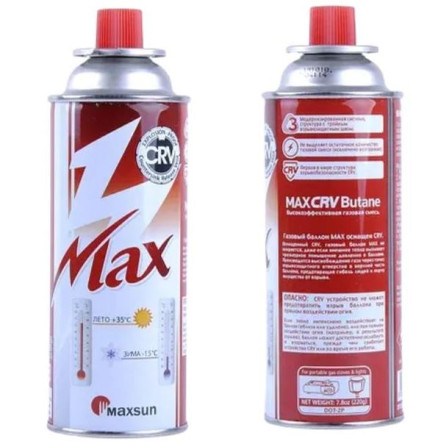 Газ для портативних газових приладів MAX (CRV, Корея)