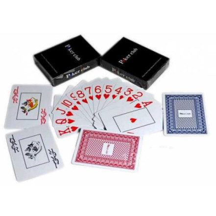 Карти гральні пластикові «Poker Club» 408-9 / 25395-3