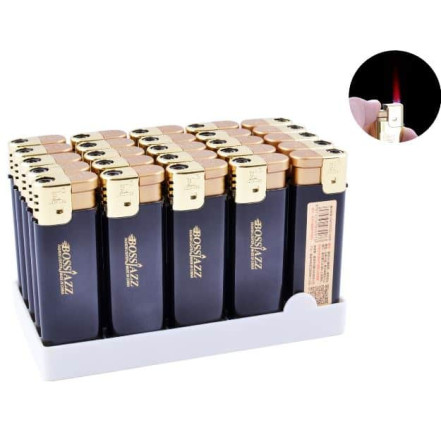 Зажигалка пластиковая BossJazz 007 B UV Black