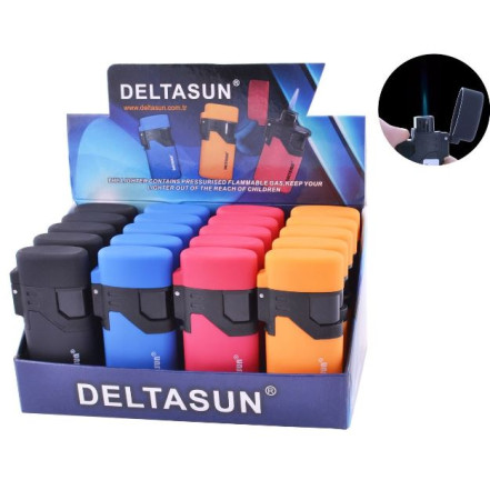 Зажигалка пластиковая DELTASUN (турбо пламя) 888-18