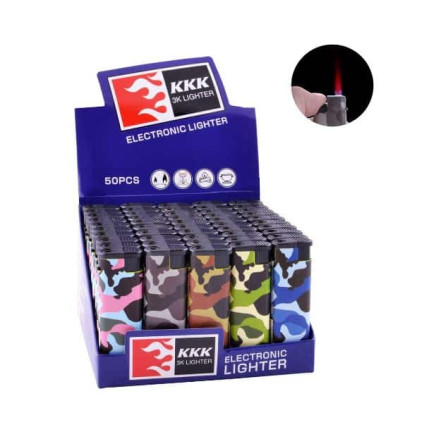 Зажигалка пластиковая Камуфляж 860-21 Зажигалка пластиковая Камуфляж 860-21
