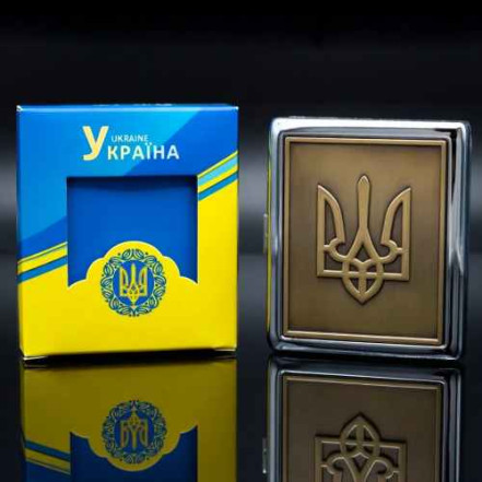 Портсигар на 20 сигарет "Герб України" YH-1 Портсигар на 20 сигарет "Герб України" YH-1