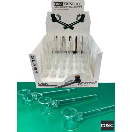 Скляна курильна трубка D&K DK-8340 Скляна курильна трубка D&K DK-8340