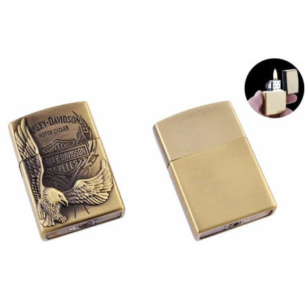Запальничка кишенькова Harley-Davidson 4910 Gold Запальничка кишенькова Harley-Davidson 4910 Gold