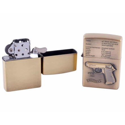 Запальничка бензинова Kraft Gun HL-6157-5 Запальничка бензинова Kraft Gun HL-6157-5