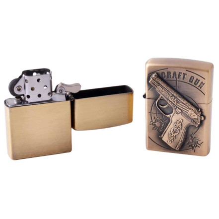 Запальничка бензинова Kraft Gun HL-6157-6 Запальничка бензинова Kraft Gun HL-6157-6