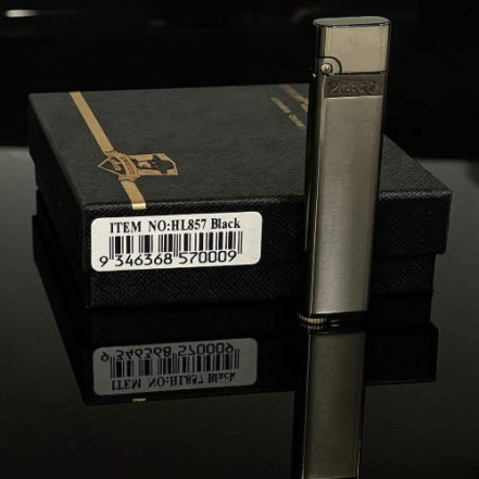 Запальничка бензинова ZORRO HL-857 Black Slim