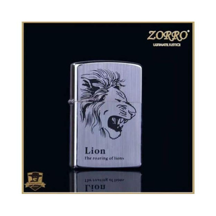 Запальничка бензинова ZORRO Lion HL-284 Запальничка бензинова ZORRO Lion HL-284