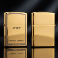 Запальничка ZORRO HL-878 Golden Titanium Запальничка ZORRO HL-878 Golden Titanium