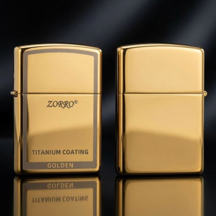 Запальничка ZORRO HL-878 Golden Titanium Запальничка ZORRO HL-878 Golden Titanium