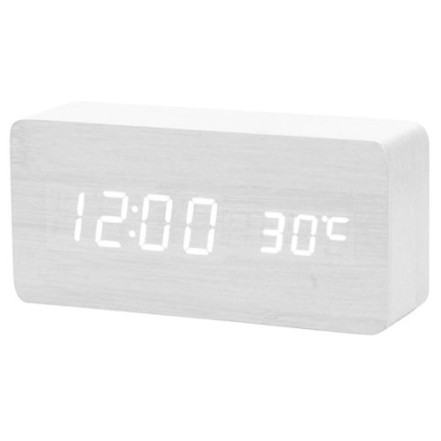 Годинник мережевий VST-862-6 білий, (корпус білий) температура, USB Годинник мережевий VST-862-6 білий, (корпус білий) температура, USB