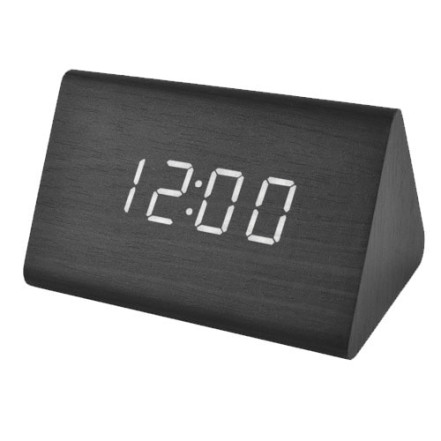 Годинник мережевий VST-864-6 білий, (корпус чорний), USB Годинник мережевий VST-864-6 білий, (корпус чорний), USB
