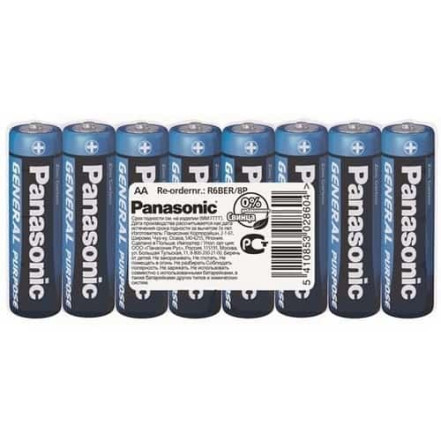 Батарейка Panasonic GENERAL PURPOSE R6 ZINK-CARBON Батарейка Panasonic GENERAL PURPOSE R6 ZINK-CARBON