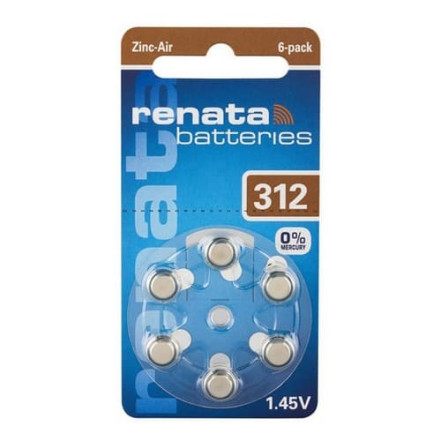 Батарейка RENATA ZA 312