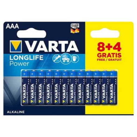 Батарейка VARTA LONGLIFE Power 8+4 AAA Батарейка VARTA LONGLIFE Power 8+4 AAA