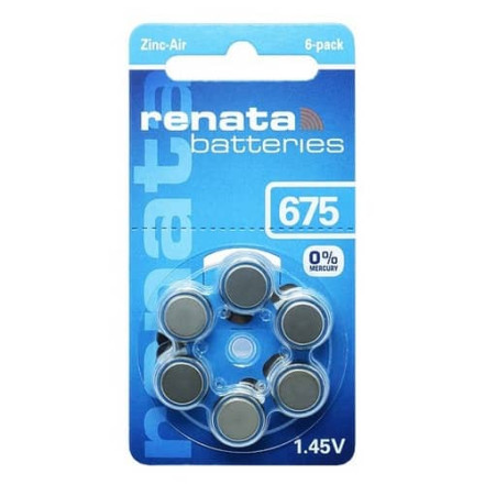 Батарейка RENATA ZA 675