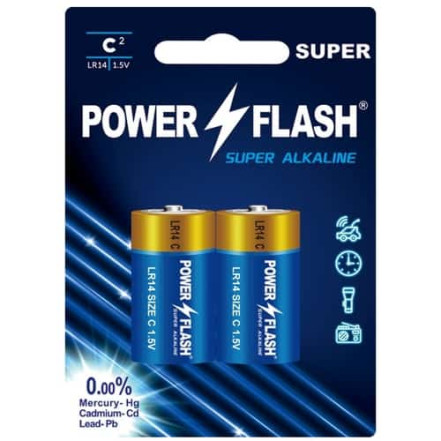 Батарейка Power Flash LR14