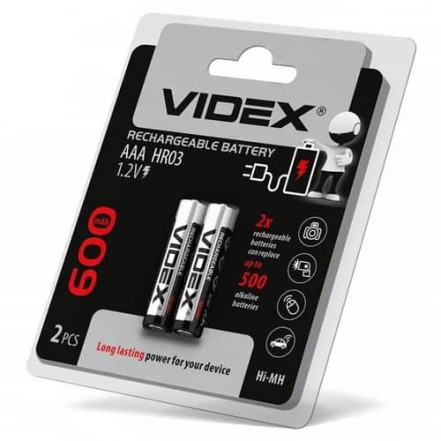 Акумулятор Videx R03 600mAh bl Акумулятор Videx R03 600mAh bl