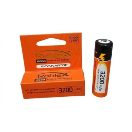 Акумулятор Rablex 18650 Li-lon 3200 mAh