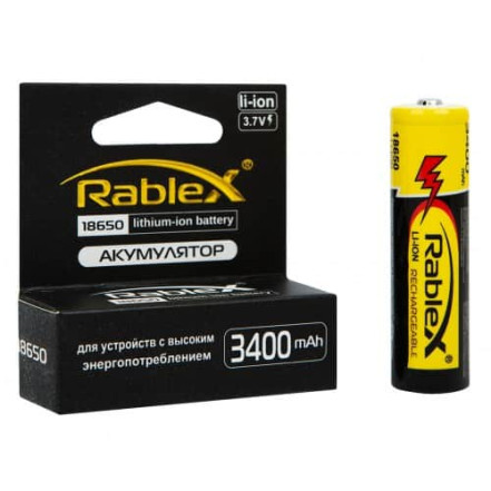 Акумулятор Rablex 18650 Li-lon 3400 mAh