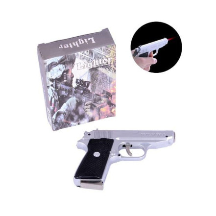 Запальничка з ножем Walther PPK 4967 Silver