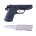 Запальничка з ножем Walther PPK 4967 Black Запальничка з ножем Walther PPK 4967 Black