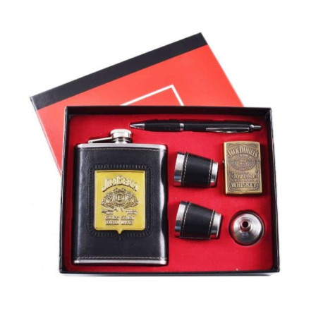 Подарунковий набір JIM BEAM 6в1 TZ-1 Чорний Подарунковий набір JIM BEAM 6в1 TZ-1 Чорний