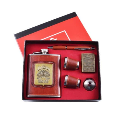 Подарунковий набір JIM BEAM 6в1 TZ-1 Коричневий Подарунковий набір JIM BEAM 6в1 TZ-1 Коричневий